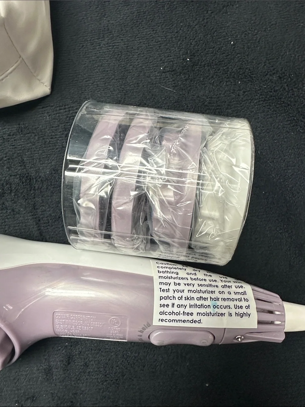 Conair Hair Removal System Kit with 10 Replacement Pads — Lavender